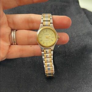 Vintage Cardinal Two-Tone Gold and Silver Women's Watch